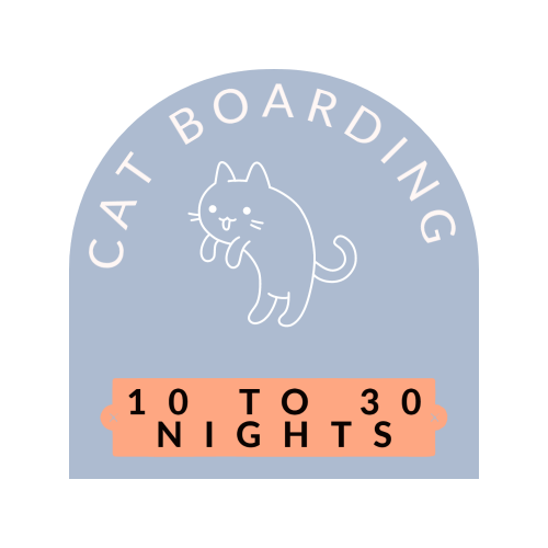 Cat boarding (10 to 30 nights)